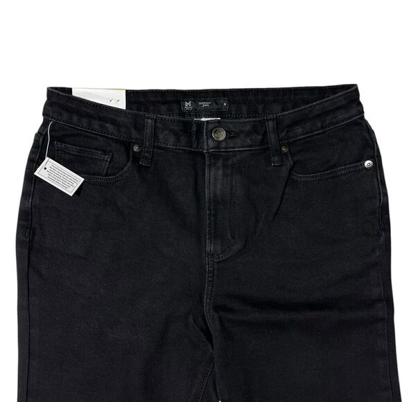 Member's Mark Women's Straight Jeans - Black Wash - Size 8 - Picture 9 of 13